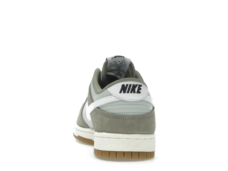 Nike Dunk Low Retro SE Light Silver Light Army Sail White, vista a 360 gradi 27 di 36