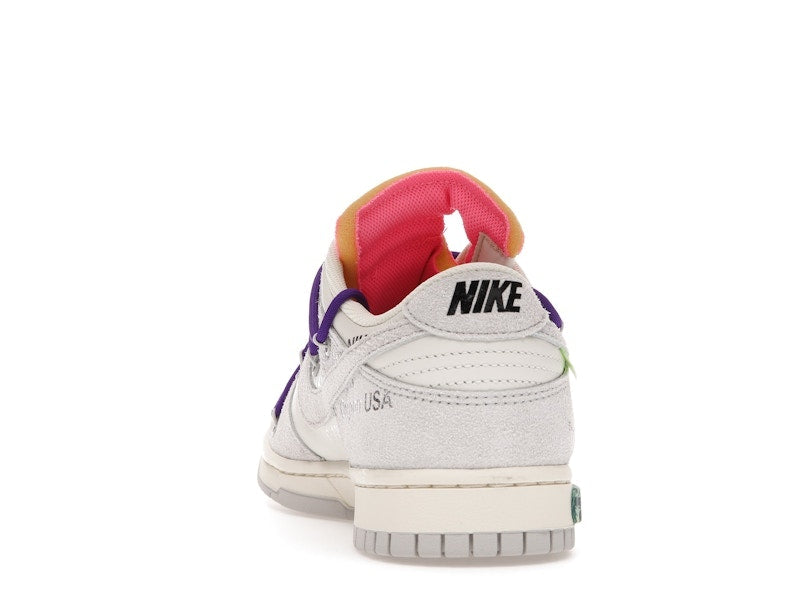 Nike Dunk Low Off White Lot 15, vista a 360 gradi 27 di 36