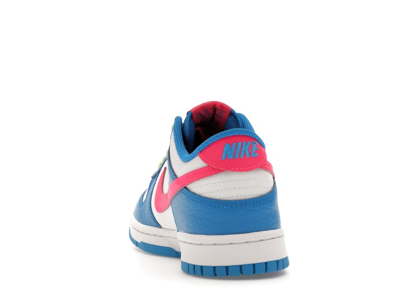 Nike Dunk Low Photo Blue White Light Lemon Twist Hyper Pink (GS), vista a 360 gradi 27 di 36