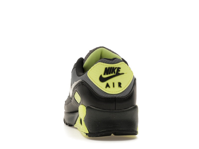 Nike Air Max 90 Smoke Grey Light Lemon Twist, vista a 360 gradi 27 di 36