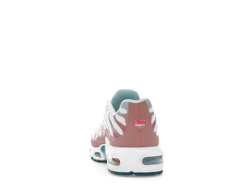 Nike Air Max Plus White Red Stardust Jade Ice Siren Red (GS), vista a 360 gradi 27 di 36