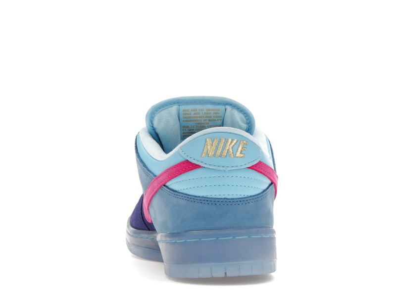 Nike Sb Dunk Low Run The Jewels - Deep Royal Blue/Active Pink/Blue Chill - DO9404-400 - 27