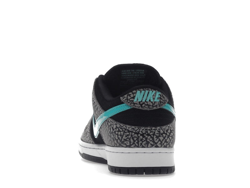 Nike Sb Dunk Low Atmos Elephant - Medium Grey/Black-White-Clear Jade - BQ6817-009 - 27