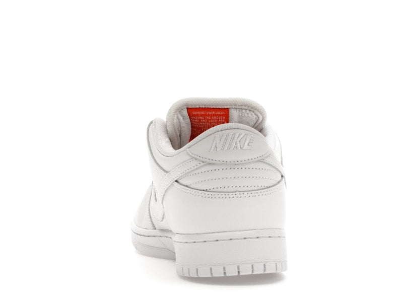 Nike Sb Dunk Low Pro Triple White - White/White/White/White - FJ1674-100 - 27