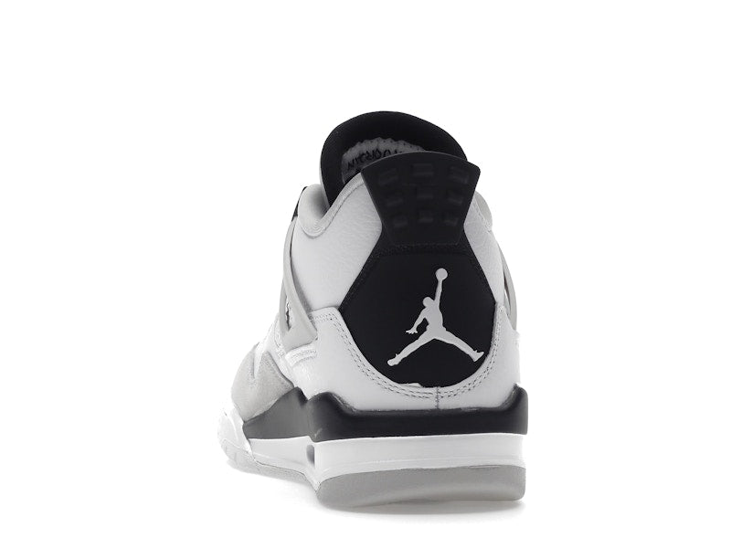 Air Jordan 4 Retro Military Black (GS) - White/Black-Neutral Grey - air-jordan-4-retro-military-black-gs - 27