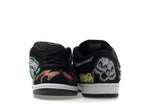 Nike Dunk Sb Low Pro Qs Neckface - Black/White-Multi Color - DQ4488-001 - 27