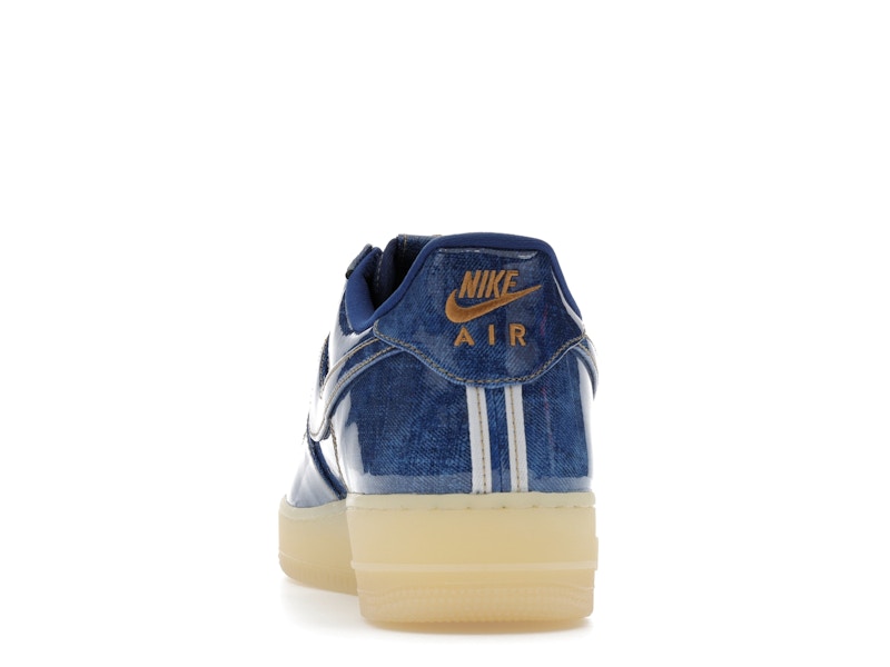 Nike Air Force 1 Low Patent Denim - Coastal Blue/Natural/Flax/Coastal Blue - IM5757-400 - 27