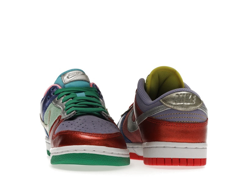 Nike Dunk Low Sunset Pulse (W) - Sunset Pulse/Silver-Purple Pulse - DN0855-600 / DD1872-600 - 27