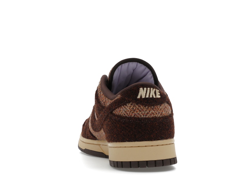 Nike Dunk Low Harris Tweed Sesame Womens - Sesame/Violet Mist/Baroque Brown - IO0052-200 - 27