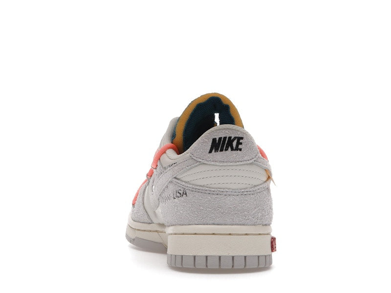 Nike Dunk Low Off White Lot 19 - Sail/Neutral Grey-Orange Pulse - DJ0950-119 - 27