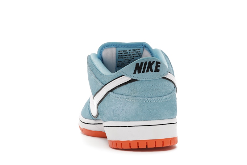 Nike Sb Dunk Low Club 58 Gulf - Blue Chill/Safety Orange-Black-White - BQ6817-401 - 27
