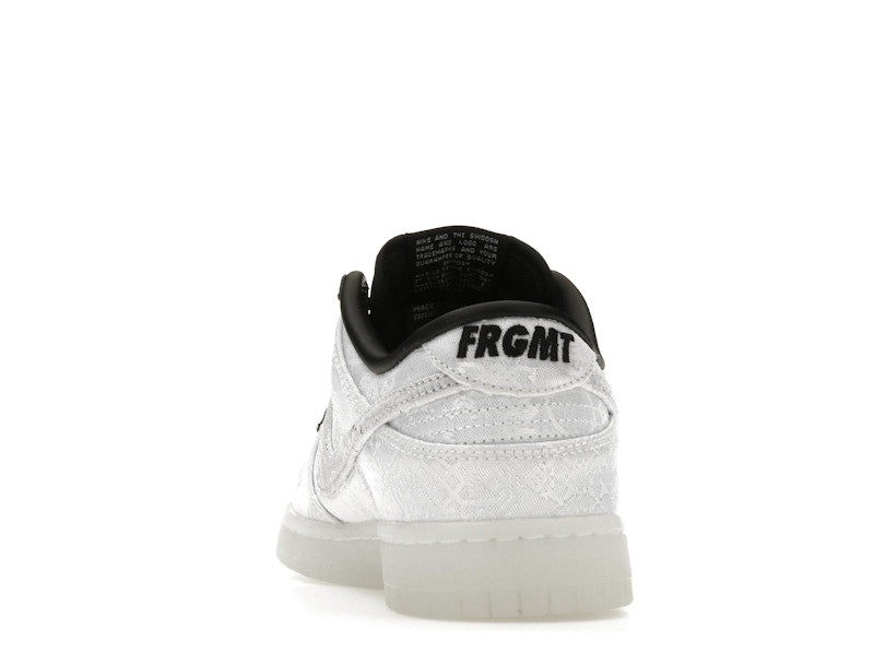 Nike Dunk Low Clot Fragment White - White/Black - FN0315-110 - 27