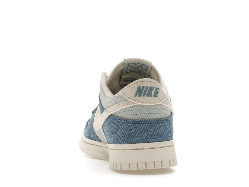 Nike Dunk Low Smokey Blue Denim (Women's), vista a 360 gradi 27 di 36