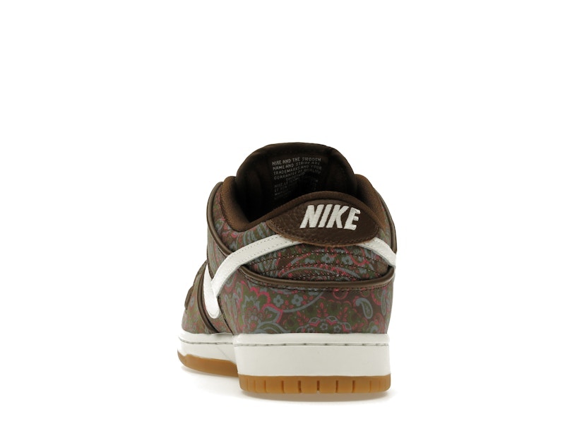 Nike Sb Dunk Low Pro Paisley Brown - Brown/Muli-Color-White-Gum - DH7534-200 - 27