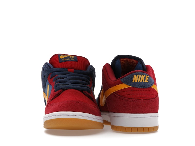 Nike Sb Dunk Low Barcelona - Maroon/Navy-Gold - DJ0606-400 - 27