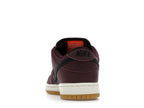 Nike Sb Dunk Low Pro Burgundy Crush - Burgundy Crush/Black/Mystic Dates/Sail/Gum Light Brown/Safety Orange - IO2304-600 - 27