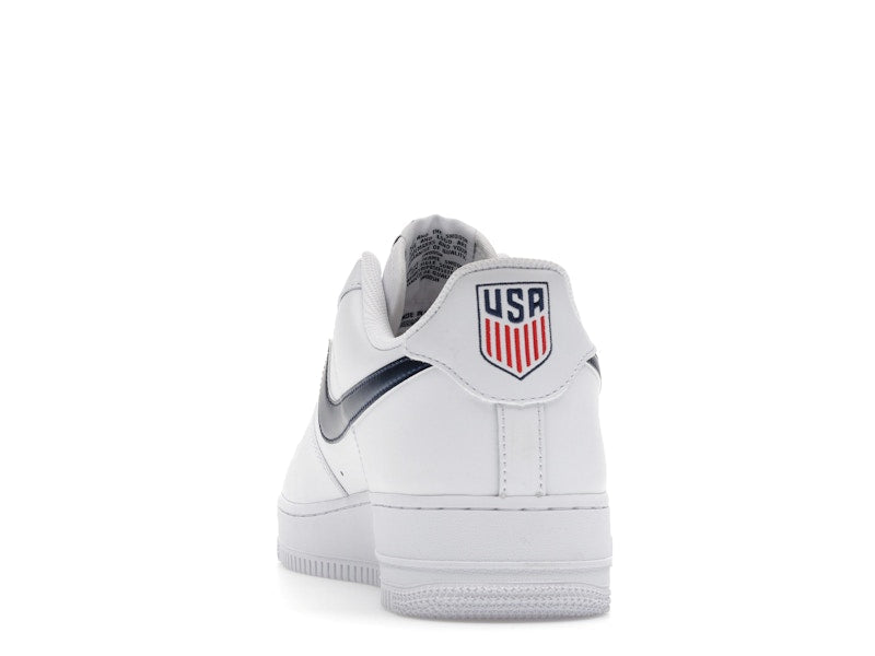 Nike Air Force 1 Low 07 Lv8 Team Usa World Cup - White/Midnight Navy/University Red/Metallic Gold - IQ0407-100 - 27