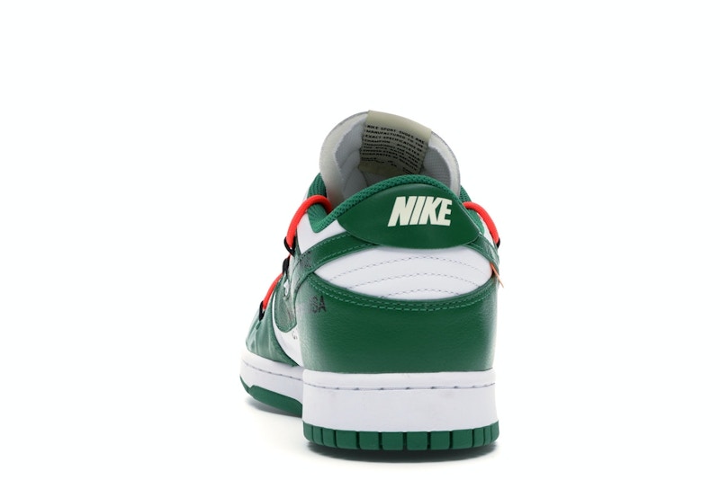 Nike Dunk Low Off White Pine Green - White/Pine Green-Pine Green - CT0856-100 - 27