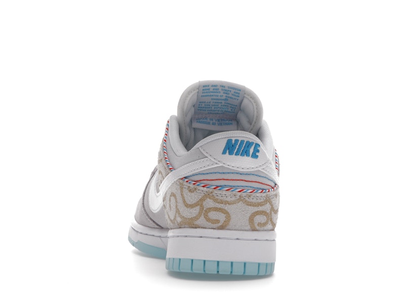 Nike Dunk Low Barbershop Grey - Grey/White/Teal - DH7614-500 - 27