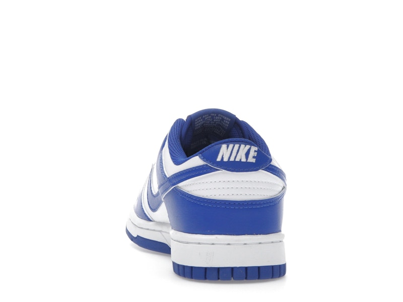 Nike Dunk Low White Hyper Royal (2025), vista a 360 gradi 27 di 36