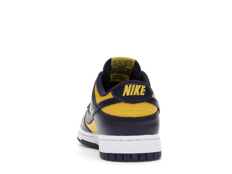 Nike Dunk Low Michigan - Varsity Maize/Midnight Navy-White - DD1391-700 - 27