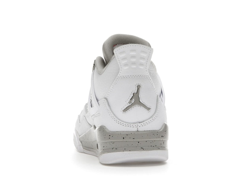 Air Jordan 4 Retro White Oreo 2021 (GS) - White/Tech Grey-Black-Fire Red - DJ4699-100 - 27