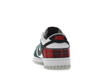 Nike Dunk Low Tartan Plaid - White/Black-White-University Red-Stadium Grey-Light Silver - DV0827-100 - 27
