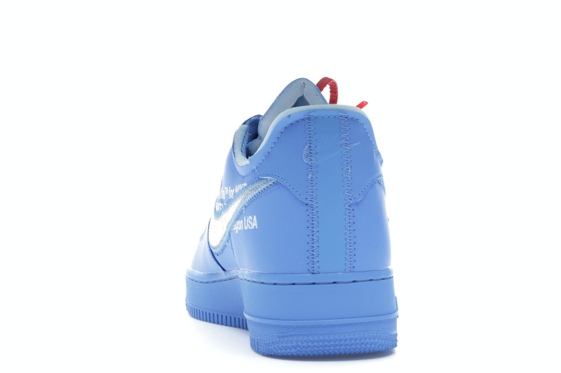 Nike Air Force 1 Low Off White University Blue - University Blue/Metallic Silver-White - CI1173-400 - 27