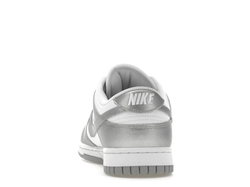 Nike Dunk Low Metallic Silver Womens - White/Metallic Silver/Blue Joy - FV1311-100 - 27