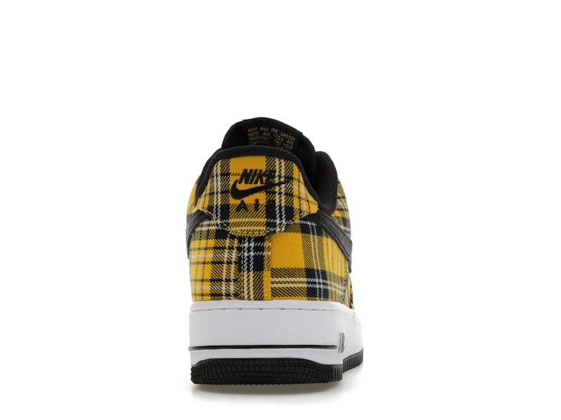 Nike Air Force 1 Low Clueless Yellow Plaid Womens - Multi-Color/Black/Yellow Ochre/White - IR5596-900 - 28