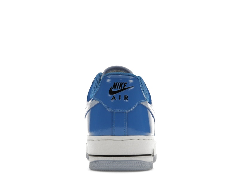 Nike Air Force 1 Low Blue Patent (Women's), vista a 360 gradi 28 di 36