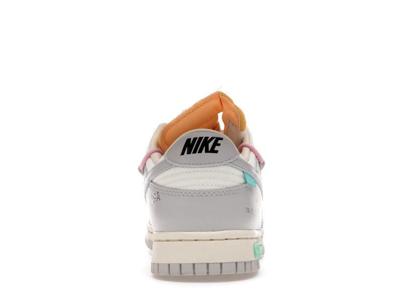 Nike Dunk Low Off White Lot 9 - Sail/Neutral Grey - DM1602-109 - 28