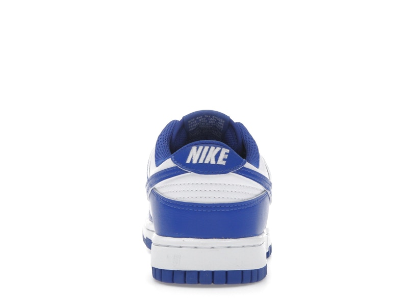 Nike Dunk Low White Hyper Royal (2025), vista a 360 gradi 28 di 36