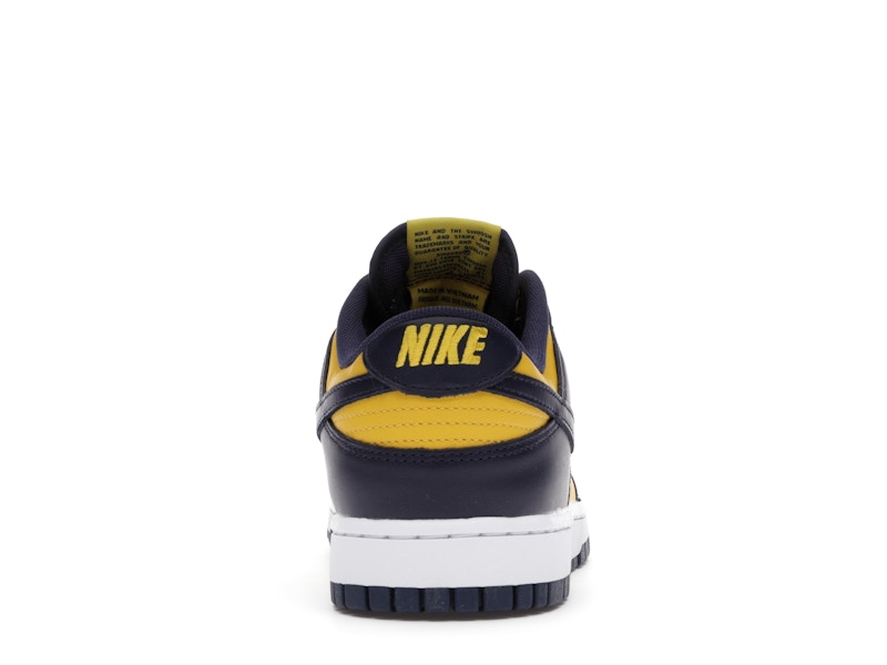 Nike Dunk Low Michigan - Varsity Maize/Midnight Navy-White - DD1391-700 - 28