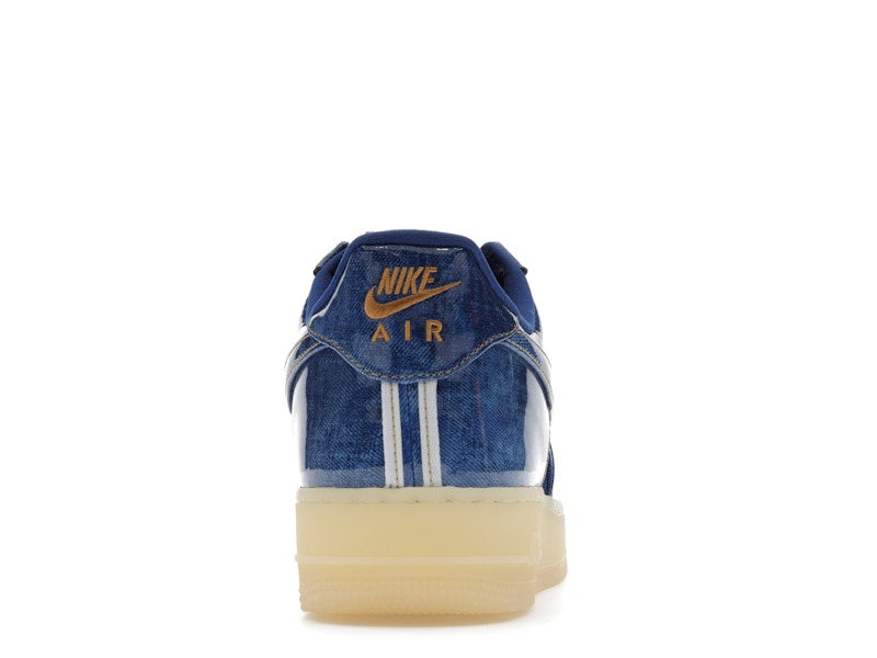 Nike Air Force 1 Low Patent Denim - Coastal Blue/Natural/Flax/Coastal Blue - IM5757-400 - 28