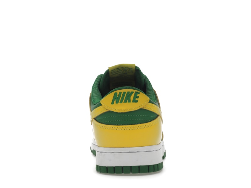 Nike Dunk Low Reverse Brazil - Apple Green/Yellow Strike-White - DV0833-300 - 28