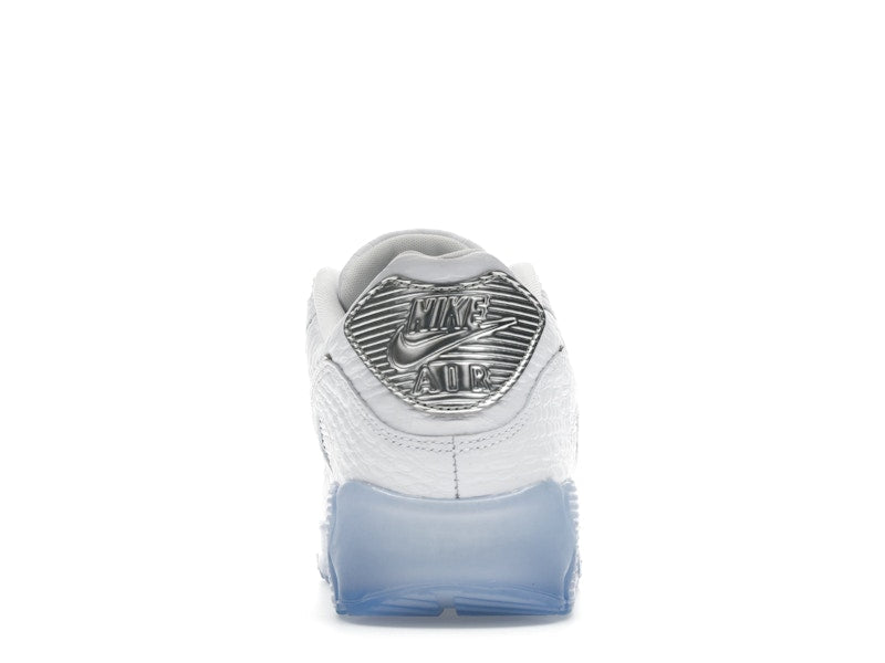 Nike Air Max 90 Terrascape White Croc Blue Tint - White/Blue Tint/Pure Platinum/Chrome - IU3638-100 - 28