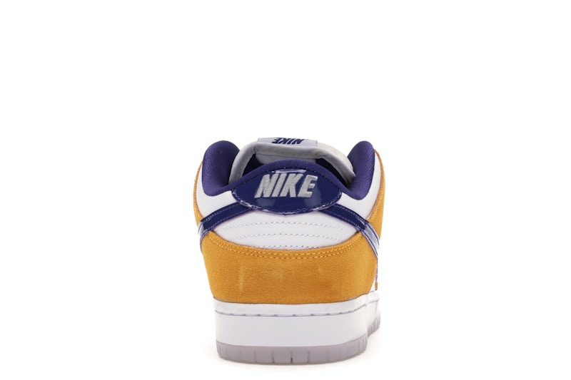 Nike SB Dunk Low Laser Orange - White/Regency Purple-Laser Orange - BQ6817-800 - 28