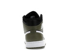 Air Jordan 1 Mid Black White Olive