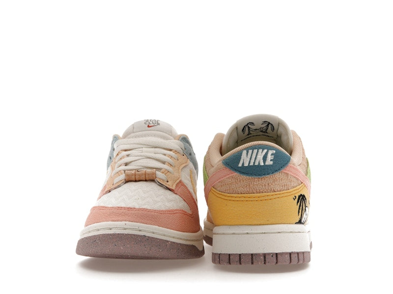 Nike Dunk Low Retro Sun Club Multi (W) - Sail/Sanded Gold-Light Madder Root - DQ0265-100 - 28