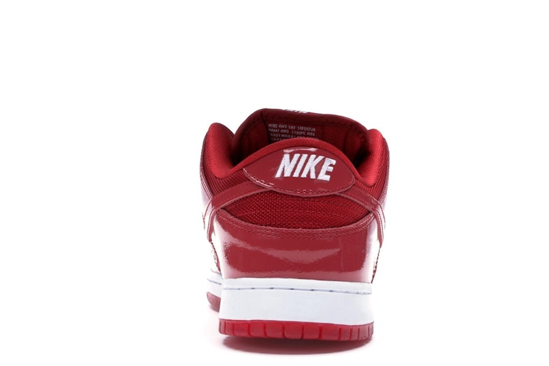 Nike Dunk Sb Low Red Patent Leather - Varsity Red/White-Varsity Red - 304292-616 - 28