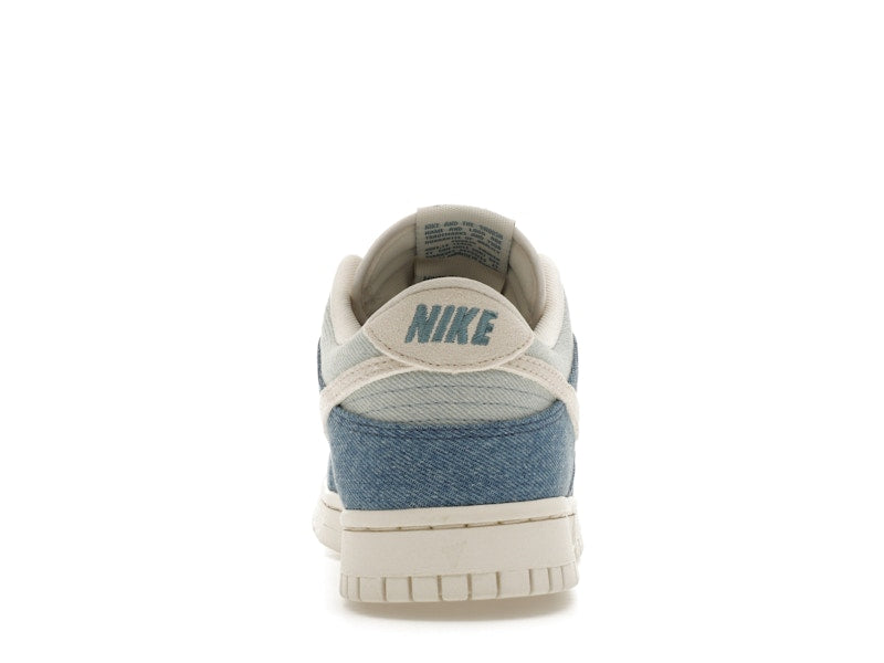 Nike Dunk Low Smokey Blue Denim (Women's), vista a 360 gradi 28 di 36