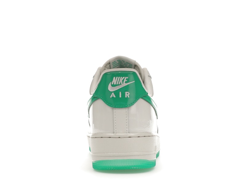 Nike Air Force 1 Low '07 Patent Platinum Tint Stadium Green, vista a 360 gradi 28 di 36