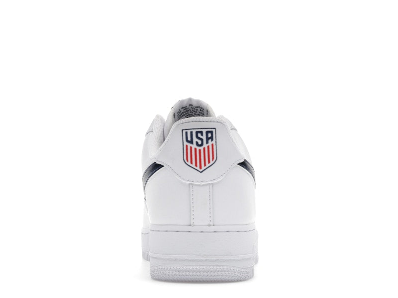 Nike Air Force 1 Low 07 Lv8 Team Usa World Cup - White/Midnight Navy/University Red/Metallic Gold - IQ0407-100 - 28