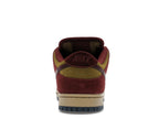 Nike SB Dunk Low Dark Team Red Olive Flak, vista a 360 gradi 28 di 36