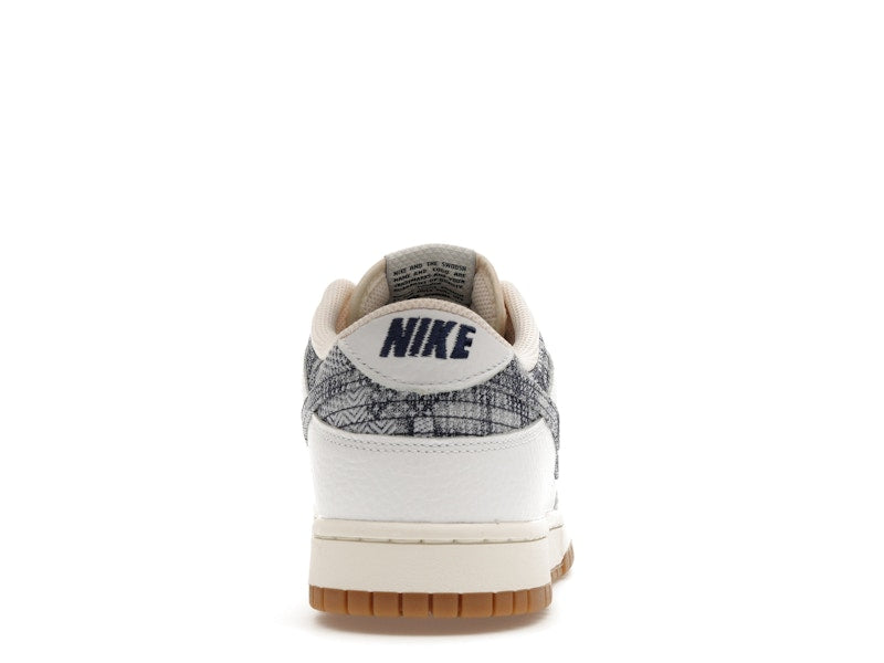 Nike Dunk Low Washed Denim White Midnight Navy - White/Midnight Navy-Gym Red-Sail - FN6881-100 - 28