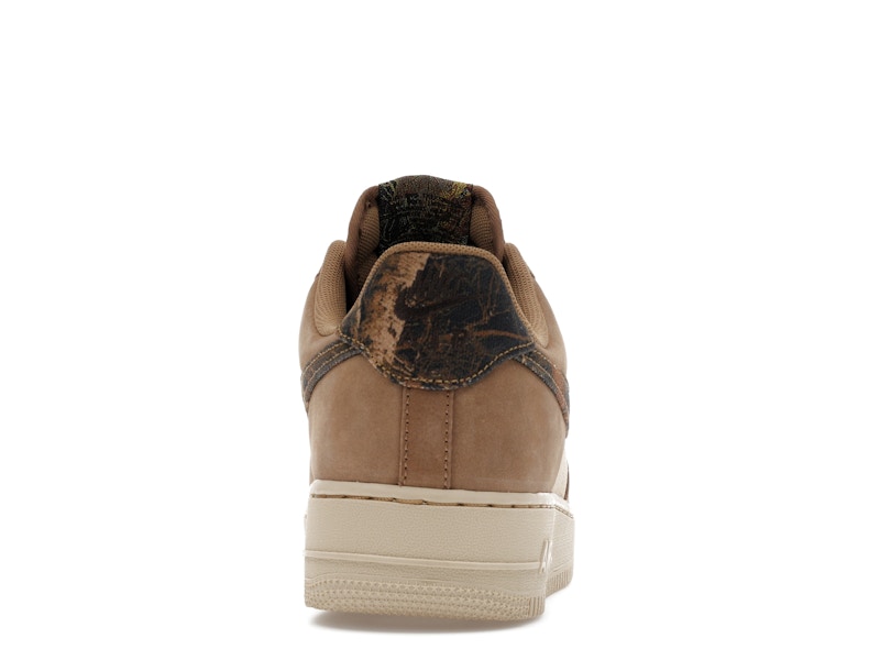 Nike Air Force 1 Low 07 Realtree Rattan Rocky Tan Seal Brown Camo - Rattan/Multi-color/Rocky Tan/Seal Brown - IO9803-200 - 28