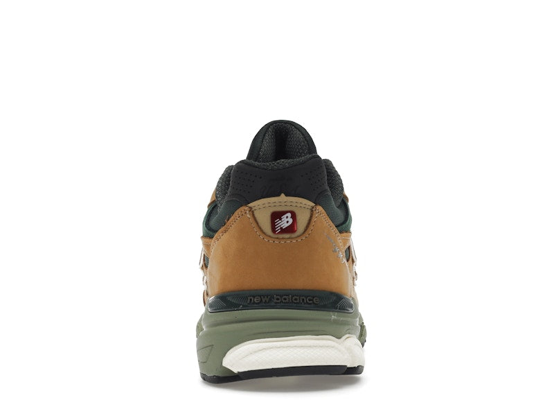 New Balance 990v3 MiUSA Tan Green, vista a 360 gradi 28 di 36