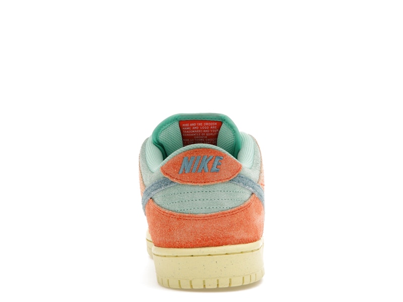Nike Sb Dunk Low Orange Emerald Rise - Orange/Noise Aqua-Emerald Rise-Lemon Chiffon - DV5429-800 - 28