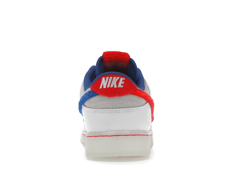 Nike Dunk Low Retro Prm Year Of The Rabbit White Crimson Varsity Royal - White/Crimson-Varsity Royal - FD4203-161 - 28